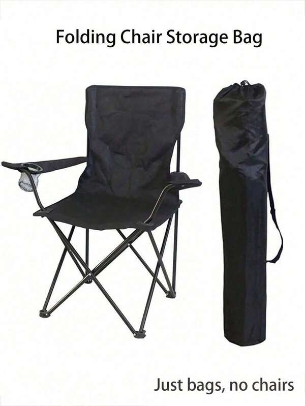 1pc Folding Chair Storage Bag, Garden Chair Storage Bag, Handbag, Portable Bag, Camping Bag, Outdoor Camping And Hiking Accessories, Outdoor Chair Portable Folding Chair Storage Bag