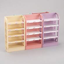 1pc Mini Shelf, Flower Rack, Small Model, Dollhouse Furniture, DIY Simulation, Miniature Household Toy, Micro Flower Rack Display Stand, Miniature Kitchen Utensils, Cake Cabinet Toy, Mini Storage Rack, Simulated Kitchen Miniature Home Decor Accessories