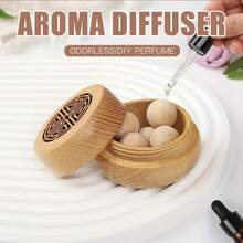 Ancient Portable No Perfume DIY Fragrance Wooden Box Aroma Diffuser Decorations Items Living Room Bedroom Car Home Accessories