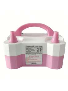1 件粉色电动气泵，双孔充气泵，电动鼓风机，适用于派对和婚礼气球装饰 - 美規A型插(110-127V) - 查看 11