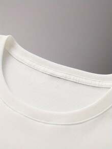 His And Hers Matching Couple's T-Shirt - Romantic Couple's Design With Monogrammed Design, Casual Crew Neck And Short Sleeves - Summer Wear Or Date Night!, Couple Outfits, Letter Print, Comfortable Fit, Durable Stitching, Unisex Apparel, Young Lovers - nam da trắng - Xem 7