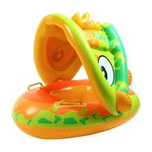 1pc Inflatable Aircraft Seat Cushion, With Steering Wheel, Children's Floating Aircraft Seat For Swimming Pool Parties And Other Scenarios - Multicolor - View 18