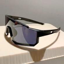 Gafas deportivas al aire libre, gafas de esquí, gafas de sol de ciclismo para mujeres y hombres, gafas de sol de marca, gafas de sol populares Punk para esquiar a prueba de viento - Marco blanco - Ver 1