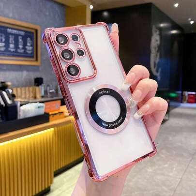 免费礼品（镜头膜）豪华磁性防震气囊手机壳适用于 Apple 6/7/8/X/XS/XR/11/12/13/14/15/16/16e、Galaxy S22/23/24/25/S24 FE/S25 EDGE、A04/05/06/A14/A15/A16/A24/A25/A34、Redmi Note 7/8/9/10/11/12/13、Redmi 9/10/12/13C、Honor X、HW、Realme C53 C55 防水防摔防刮