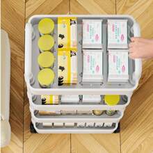 Living Room Kitchen Bedroom Bathroom Storage Rack Toilet Storage Rack Living Room Bedroom Snack Cosmetics Toy Storage Kitchen Storage Two Materials Optional Strong And Durable Bright Colors High Appearance