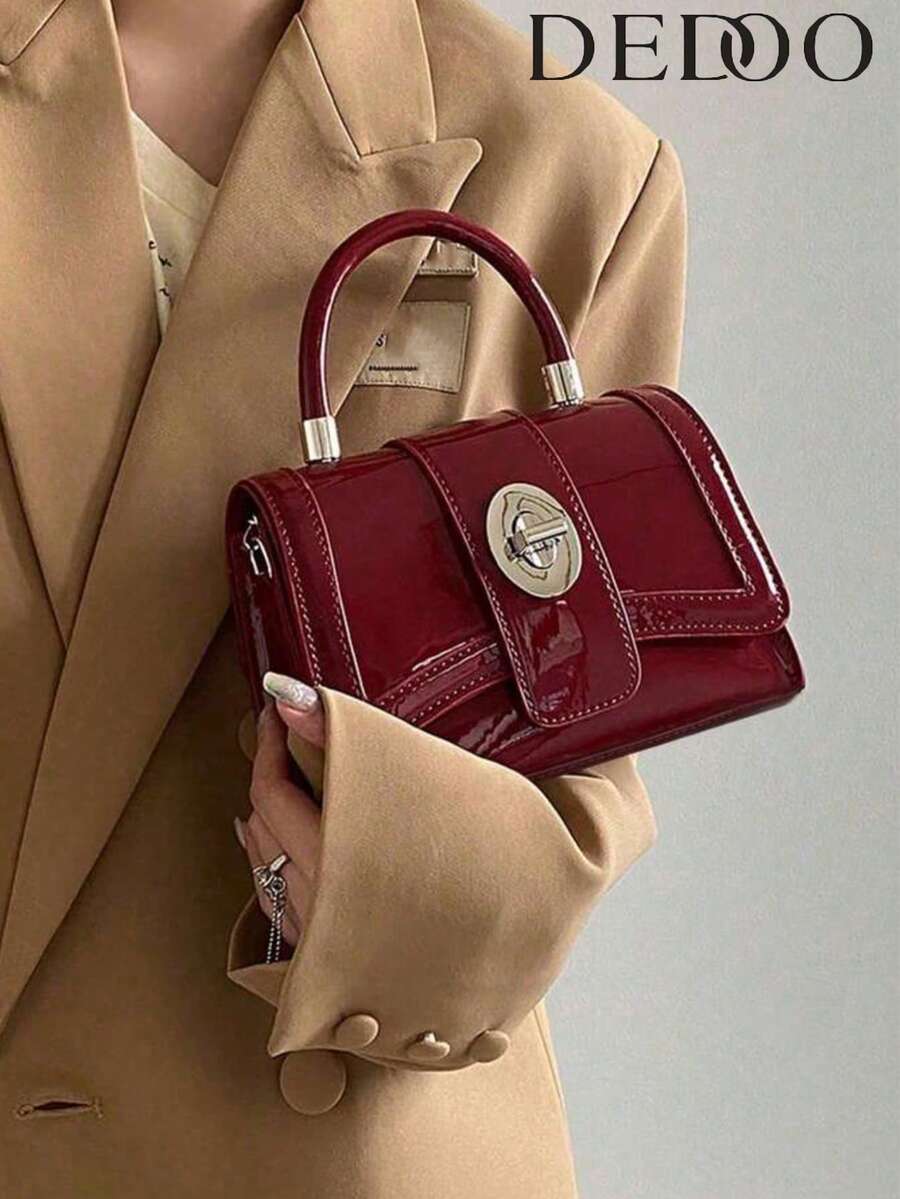 优雅时尚鳄鱼印花休闲百搭单肩包/斜挎包/手提包