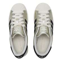 Adidas أحذية كاجوال للنساء SUPERSTAR II W أحذية رياضية كلاسيكية منخفضة الأعلى، أحذية كاجوال للاستخدام اليومي HQ2691