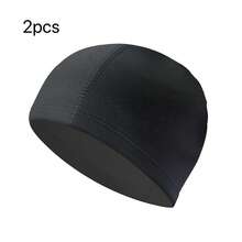 1pc Breathable Stretch Swim Cap With Non-Slip Design And Ear Protection Waterproof Swimming Cap For Men And Women - Ear Protection And Perfect For Long Curly Hair - Ideal For Adult Training Colors Silicone Swimming Caps