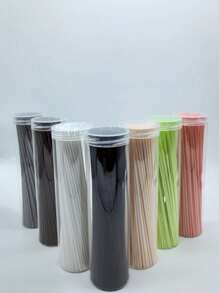 100pcs/Jar Fragrance Diffuser Sticks, Multi-Color, Convenient, Moisture-Proof, Decorative Aroma Diffuser