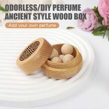 Ancient Portable No Perfume DIY Fragrance Wooden Box Aroma Diffuser Decorations Items Living Room Bedroom Car Home Accessories