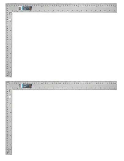  Escuadra 16"x24" de acero para cantero, Truper