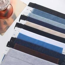 1pc/2pcs Maternity Waistband Extender, Elastic Waist Extender For Pregnant Women, Adjustable Pants Extender Buckle, Unisex - Multicolor - View 5