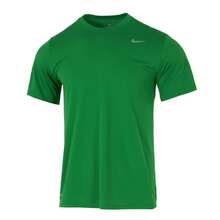 Nike 男士圆领短袖休闲日常T恤，舒适户外运动T恤，HF0507-315 - 蘋果綠色 - 查看 2