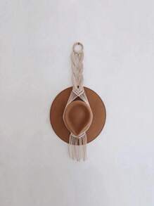 1 件波西米亚风格流苏悬挂编织帽架，壁挂式帽架，流苏装饰，墙壁装饰，房间装饰，家庭走廊/卧室储物收纳盒，家居装饰，房间装饰，墙壁装饰礼物，生日，毕业