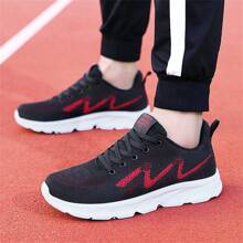 Zapatillas deportivas casuales para hombres de talla grande, zapatillas de correr de malla de moda, transpirables y duraderas, precio especial al por mayor