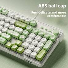 Teclado de juego con cable silencioso EWEADN con retroiluminación arcoíris, teclas de escritura silenciosa, anti-ghosting, diseño ergonómico, conexión USB plug and play para portátil, computadora de escritorio, oficina y uso para juegos - Multicolor - Ver 2