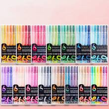 LANGUO 新款丙烯画笔升级版 6/36/54/72/90色套装中性笔 1.0mm 细头彩色笔 适合学生绘画 DIY涂鸦 学习重点标记 素描本涂色 可堆叠艺术日记本标记 学生笔记用 - 彩色 - 查看 2