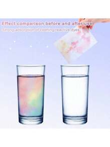 240/120片装洗衣吸色纸防染色洗衣片适用于洗衣机清洁衣物防染色纸 - 白色 - 查看 8