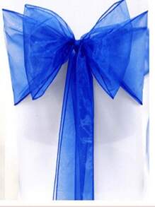 10/25pcs Organza Chair Sash, Dining Table Decor Organza Bowknot Chair Bows, Wedding Supplies Chair Back Decor Ribbons, 18cm Wide, 275cm Long, Need DIY Tie Into Butterfly Shape, Glass Yarn Chair Back Chiffon Festival Party Decor, Organza Canopy Staircase Chiffon Flowers Outdoor Tent Wedding Ceremony Graduation Party Backdrop Decoration, Interactive Party Atmosphere Supplies, Gift Wrapping Decorative Ribbons - Multicolor - View 39