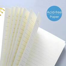 大号螺旋装订笔记本，B5，300 页，8x10 大号笔记本，精装大号日记本，厚横线笔记本，文森特梵高杏花女士礼物。，适用于学校用品，返校 - B5 - 查看 4