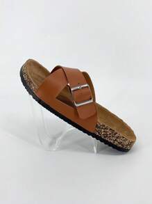 Men's Casual Slip-On Sandals, Black Slippers And White Sandals, Unisex Flip Flops, Women's Slippers And Sandals, Suitable For Beach, Outdoor And Office Wear