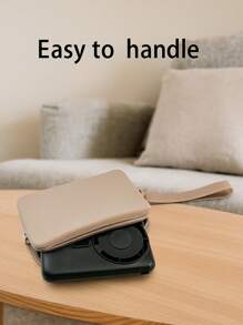 1 bucată geantă de depozitare digitală din silicon de culoare solidă, geantă cosmetică de călătorie de mare capacitate, plic pentru ruj, portofel pentru monede, geantă în geantă, telefon mobil, cablu de date, căști, geantă de depozitare pentru baterie externă, geantă multifuncțională pentru depozitarea obiectelor mici, stocare digitală, ușoară și portabilă/simplu și frumos/depozitare convenabilă/ușor de curățat. Carcasă pentru încărcător, organizator de cablu, baterie externă, încărcător de telefon.