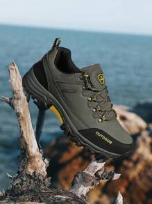 2025 New Brand Couples Outdoor Leather Hiking Shoes, Men & Women's Mountain Sports Shoes, Trekking Camping Hiking Climbing Thick Sole Boots