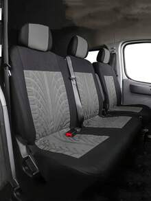 2+1座汽车座椅套，单人/双人座椅套，可水洗座椅套，适用于驾驶员/乘客座椅，适合大多数卡车，卡车前排座椅 - 款式A - 查看 8