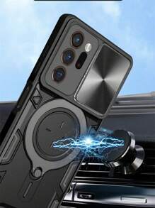 Jiashang+清潔布+支架新款手機殼，360度旋轉指環座+重型防摔殼兼容蘋果11/12/13/14/15 Pro Max，三星S22/23/24+UA04/A05/A14/A15/A24/A25/A34/A54S/Transsion/Moto/Xiaomi/OPPO/VIVO/Redmi Note 13c+ HONOR X7/X8/X9B，TPU材料全套電話保護殼/ Pixel 6/7/8/9專業版A - 黑色 - 查看 5