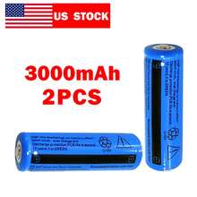 2/4pcs 18650 Rechargeable Battery 3000mAh Large Capacity 3.7Volt Li-Ion Battery 18650 Batteries For Flashlight Headlamp Button Top, - 18650電池 - 查看 4