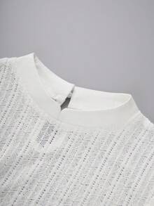 ii Women's Oktoberfest Dirndl Blouse Traditional Lace Bavarian Crop Tops Crew Neck Shirts Beer Garden Authentic Costume, Halloween - White - View 4