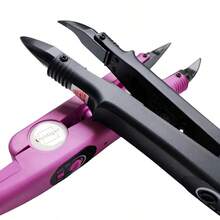 MFusion Hair Extensions Tool Iron Connector Plier K Tip Extension Tools Hine Heat Elbows Bend Human Keratin Hairdring Template Control Adjustable Bonded Glue Black8001 - 11-dBlack - 查看 5
