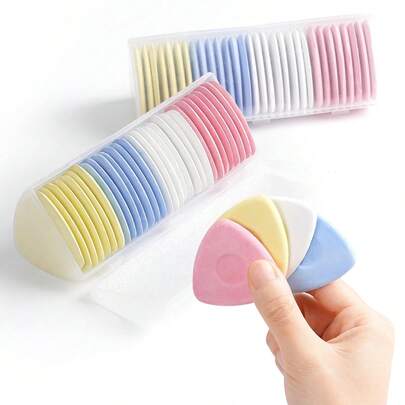 可擦裁缝粉笔，缝纫粉笔，可擦彩色粉笔，非常适合缝纫、刺绣、化妆和标记，缝纫工具配件