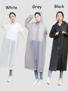 1/2 件长款 EVA 男女通用雨衣，加厚防水雨衣，男女连帽雨衣，防水、防风、快干、透气 - 非常适合骑行、徒步旅行和户外探险旅行一次性用品旅行酒店必需品户外必需品房间用品海滩旅行迷你经期一次性用品浴室配件旅行必需品旅行配件旅行必备品假期暑假学校配件返校用品 - 彩色 - 查看 23