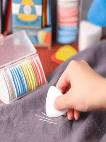 Marcadores de tiza para sastres borrables, lápices de tiza de colores borrables, ideales para costura, bordado, maquillaje y marcado, accesorios de herramientas de costura - Multicolor - Ver 8