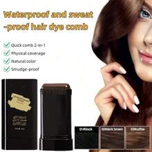 Comb Hair Dye Safe Convenient Waterproof And SweatProof Hair Dye Comb Black Hair Dyes With Combs Applicator Portable Hair Colouring Cream For Women Men Brown 8cm -It Is Important For Beauties - Brown - View 3