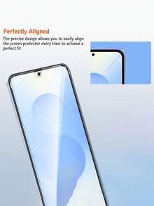 4-In-1 Mobile Phone Screen Protector Set - Includes 2 Transparent High-Definition Tempered Glass Screen Protectors, 2 Camera Lens Protectors, Shock-Resistant, Compatible With Galaxy A16/A36/A56/A06/A14/A15/A34/A35/A54/S20 FE And More. Transparent Gift For Birthday, Family, Friends. Essential Mobile Phone Screen Protector, Suitable For Daily Protection, Office, Home And Other Occasions. - Clear - View 4