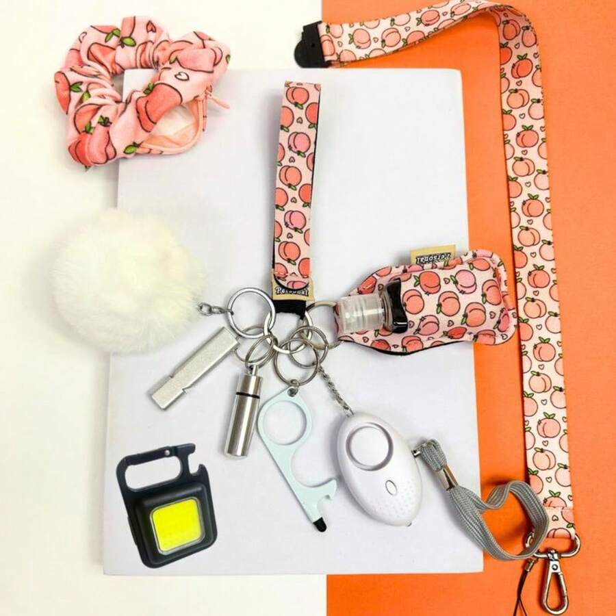 11 Piece Uk Legal Keychain, Lanyard & Scrunchie Set - Default - View 1