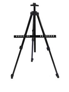 1 件 63 英寸/14.6 英寸可折叠画架，婴儿淋浴标志画架 - 便携式展示架 - 承重 5 磅，适用于婴儿淋浴派对横幅和海报展示可调节金属三脚架地面和桌面画架，大型落地可调节金属绘画画架三脚架黑色底座复活节礼物，婚礼基础画架即时落地海报轻便可折叠生日婚礼户外装饰 - 彩色 - 查看 5