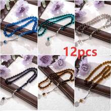 45pcs Transparent Acrylic Rosary Beads For Arabic Daily Prayer - Multicolor - View 16