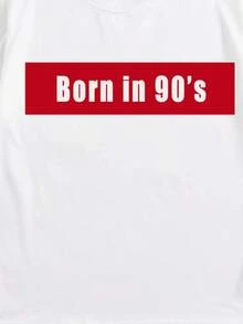 Unity Short Sleeve T-Shirt With Letter Graphic - White - View 3