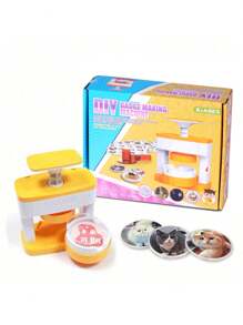 In-Stock Tin Alloy Badge/Emblem Maker Machine, Multi-Sized Equipment Embossing Machine