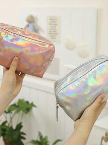Laser Cosmetic Bag, Toiletry Bag, Cosmetic Storage Bag, Portable Travel Cosmetic Bag, Cosmetic Tool Kit, Coin Purse, Multi-Functional Storage Bag,Large Capacity Toiletries Organiser,Stylish Design, Portable And Versatile