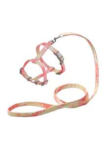 Cat Harness And Leash Set - Adjustable Gradient Kitten Harness, Escape Proof Harness With Leash , Comfortable Soft Lightweight, Use Easy, Outdoor Walking Travel Kitten Harness For Small Medium Large Cats