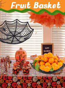 3 Stück Halloween Deko, Halloween Süßigkeiten Schüssel Set, Spinnennetz Süßigkeiten Korb Tischdekorationen, geeignet für Zuhause, Büro, Party, aus Kunststoff Material, passend als Geburtstagsgeschenk, Halloween Dekoration