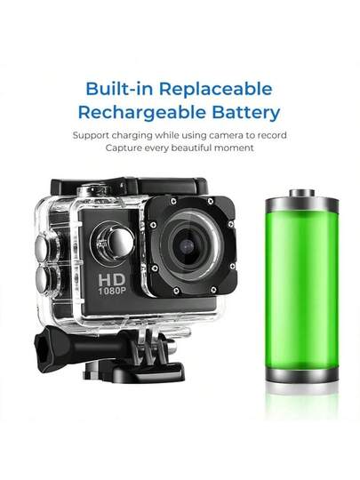 Portable Aetion Cameras Waterproof Camera Remote Control QutdoorCycling Record HD Digital Photography view 7