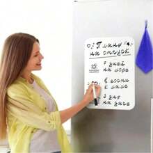 12 piezas Bolígrafos magnéticos de pizarra blanca para refrigerador, marcadores borrables de pizarra blanca para calendario/agenda del refrigerador, marcadores de borrado en seco de alta calidad con borrador, tinta negra, Body negro/blanco, bolígrafos de pizarra blanca, marcadores de borrado en seco negros con borrador incorporado y tinta de colores, creativos, a base de agua, bolígrafos borrables de alta calidad