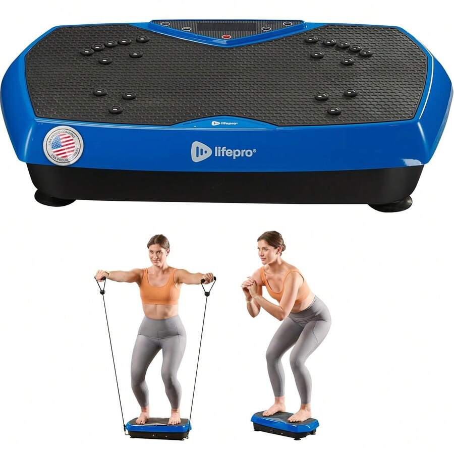 Lifepro Vibration Plate Exercise Machine With Magnetic Acupoints - Full ...