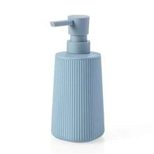 [Phthalate-Free] Soap Dispenser Phthalate-Free Plastic Ergonomic Pump Handle, Ribbed Texture Bathroom & Kitchen Use Modern Bathroom Accessories