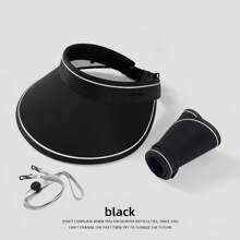 UPF50+ Large Brim Sun Hat For Women, Summer Breathable UV Protection Sunhat For Cycling, Anti-UV